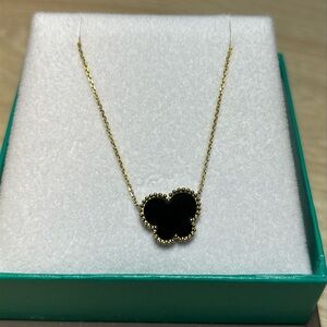 EFFY Collection Black Onyx Butterfly Necklace